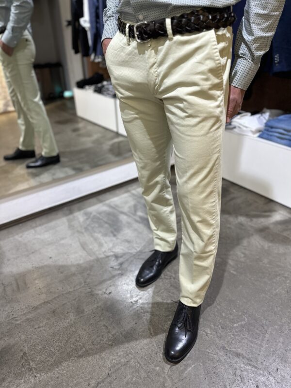 Pantaloni uomo misto cotone EXIGO color verde - immagine 2