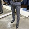 Pantaloni uomo tessuto lavorato in blu EXIGO - immagine 2