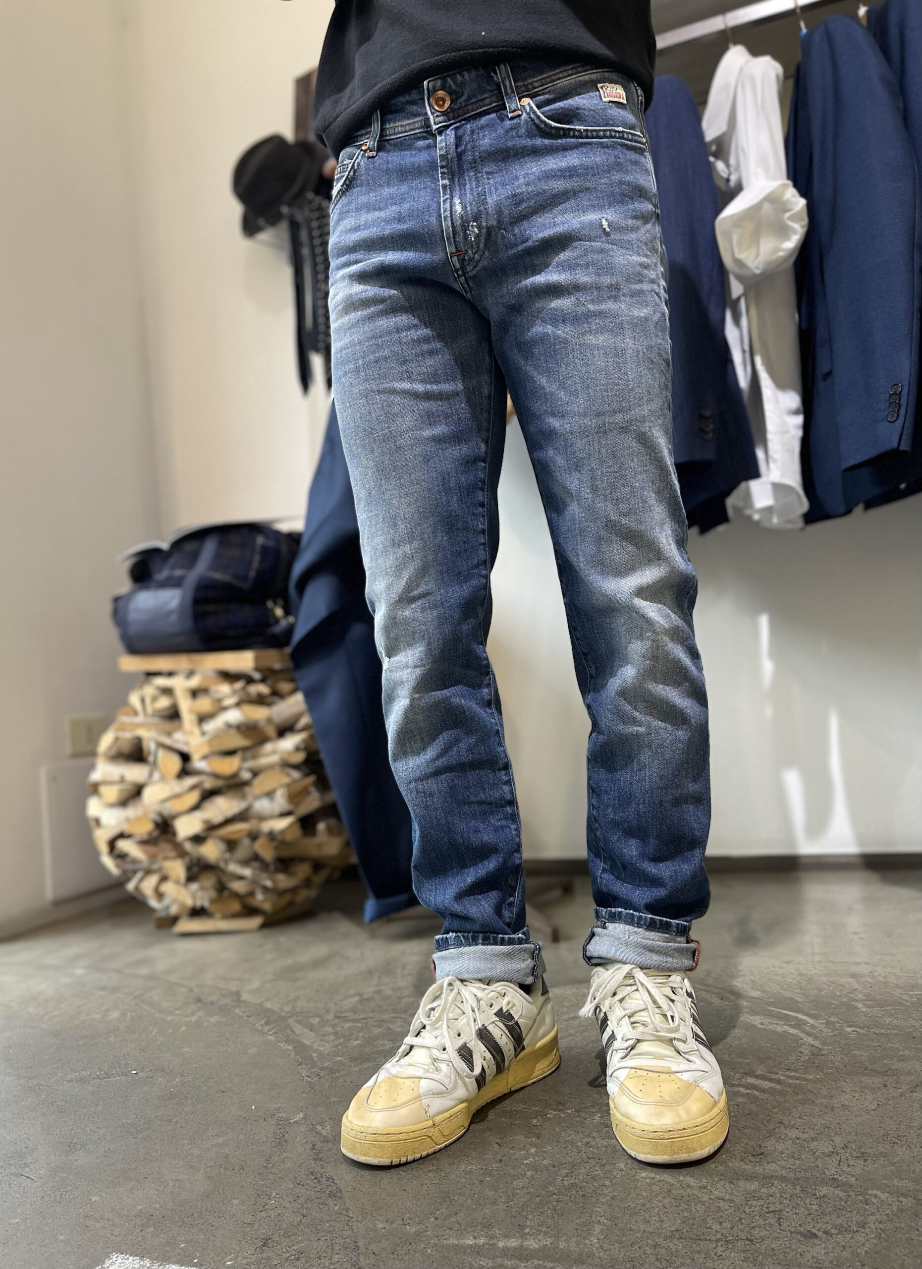 Jeans uomo , elasticizzato con zip,Roy Roger’ special (Stephen Walters) 1