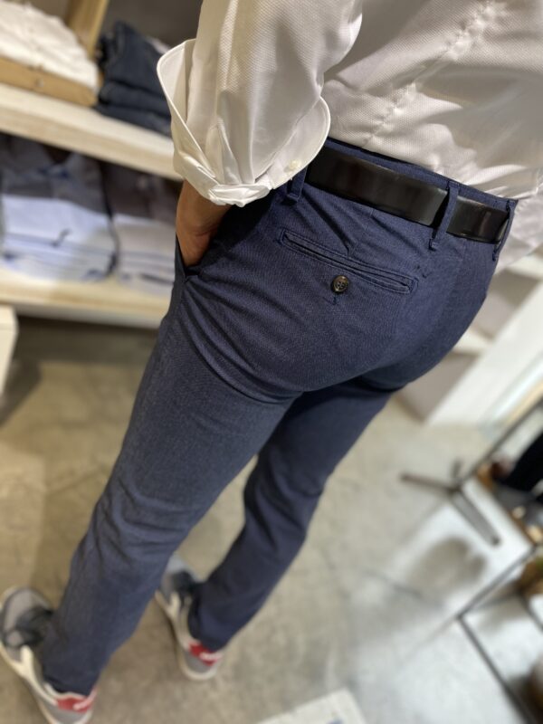 Pantalone uomo blu Piero Giachi - immagine 5