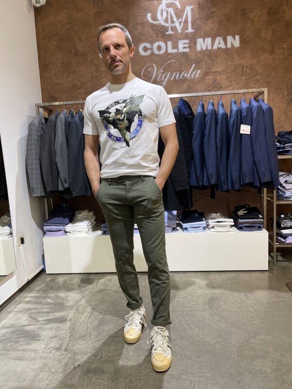 Pantalone uomo casual in gabardina Roy Roger’s - immagine 2