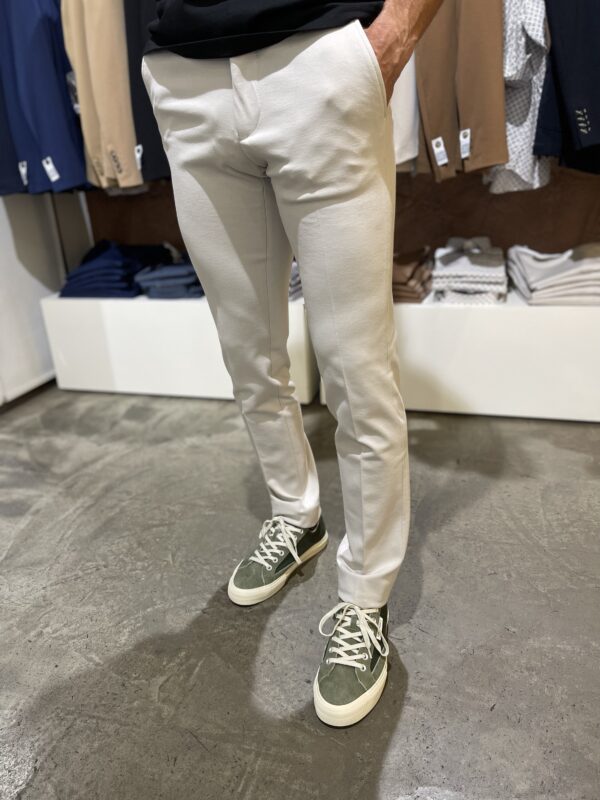 Pantalone uomo in tessuto punto milano Exibit