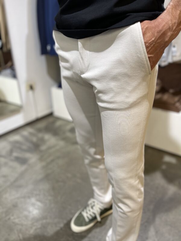 Pantalone uomo in tessuto punto milano Exibit - immagine 2