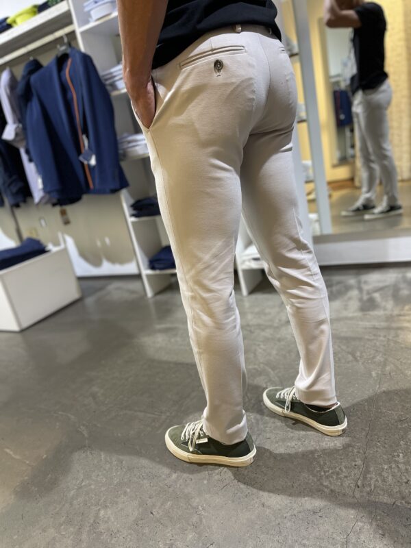 Pantalone uomo in tessuto punto milano Exibit - immagine 3