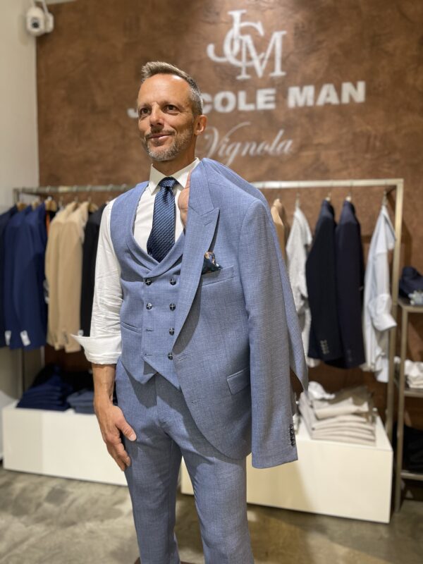 Abito uomo elegante con giacca gilet e pantalone Piero Giachi - immagine 5