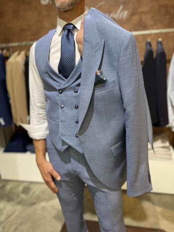 Abito uomo elegante con giacca gilet e pantalone Piero Giachi - immagine 4