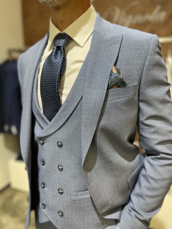 Abito uomo elegante con giacca gilet e pantalone Piero Giachi