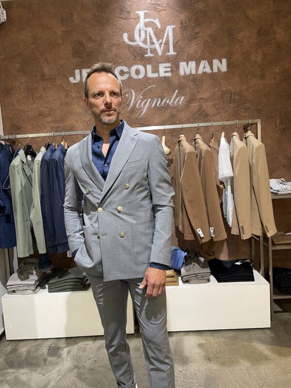 Giacca uomo elegante doppiopetto Exibit - immagine 2