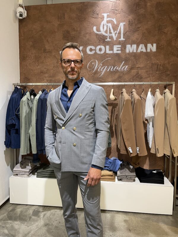 Giacca uomo elegante doppiopetto Exibit - immagine 3
