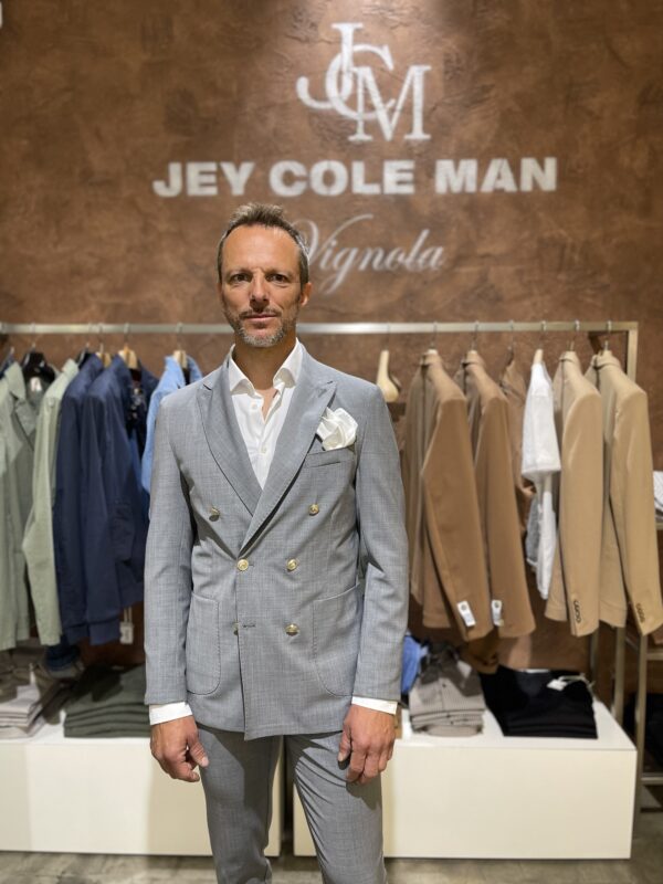 Giacca uomo elegante doppiopetto Exibit
