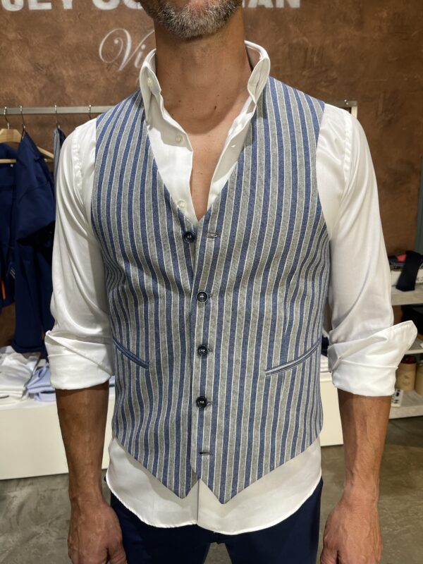 Gilet uomo elegante estivo Piero Giachi - immagine 2