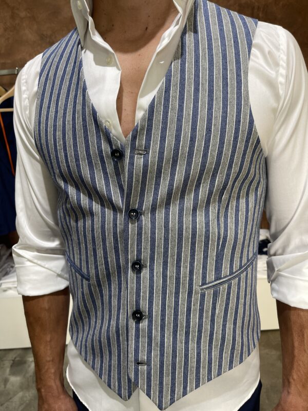 Gilet uomo elegante estivo Piero Giachi - immagine 4