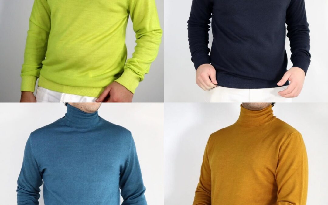 Ultime taglie maglie dolcevita 100 lana merinos Colori splen